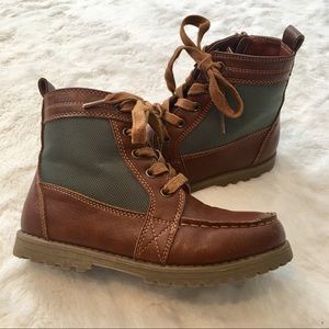 Boys Brown Boots with Laces